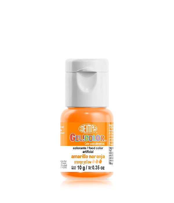 amarillo naranja gelicolor