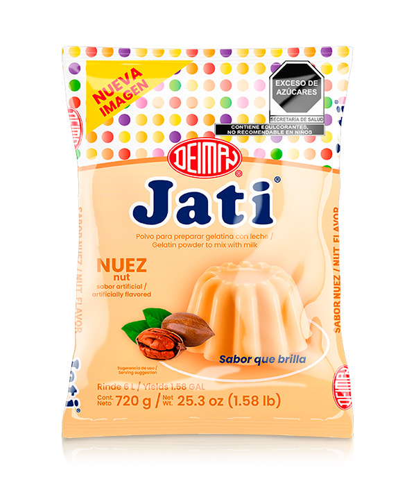 gel. jati leche nuez